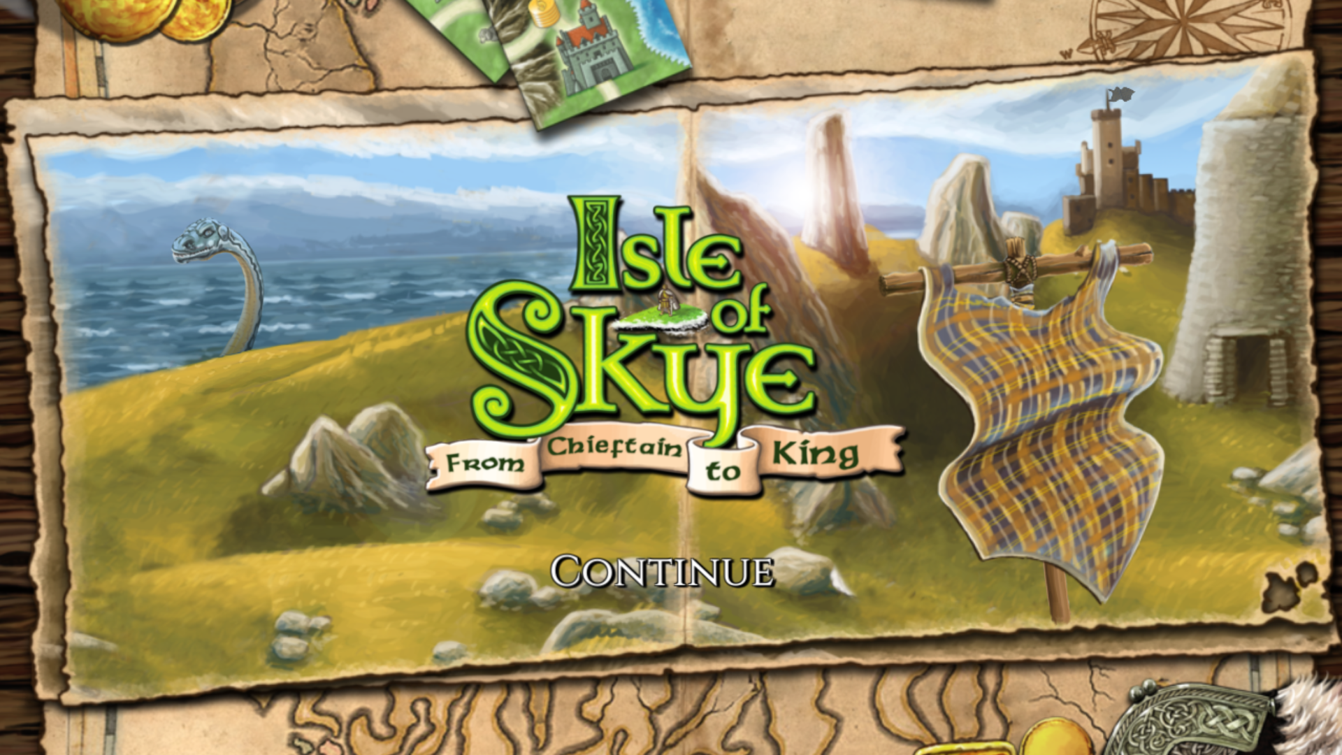 Isle of Skye Splashscreen (2-5 player strategy game)